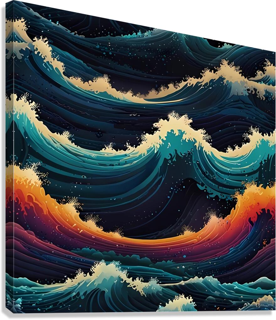Seamless pattern beautiful Canvas Print