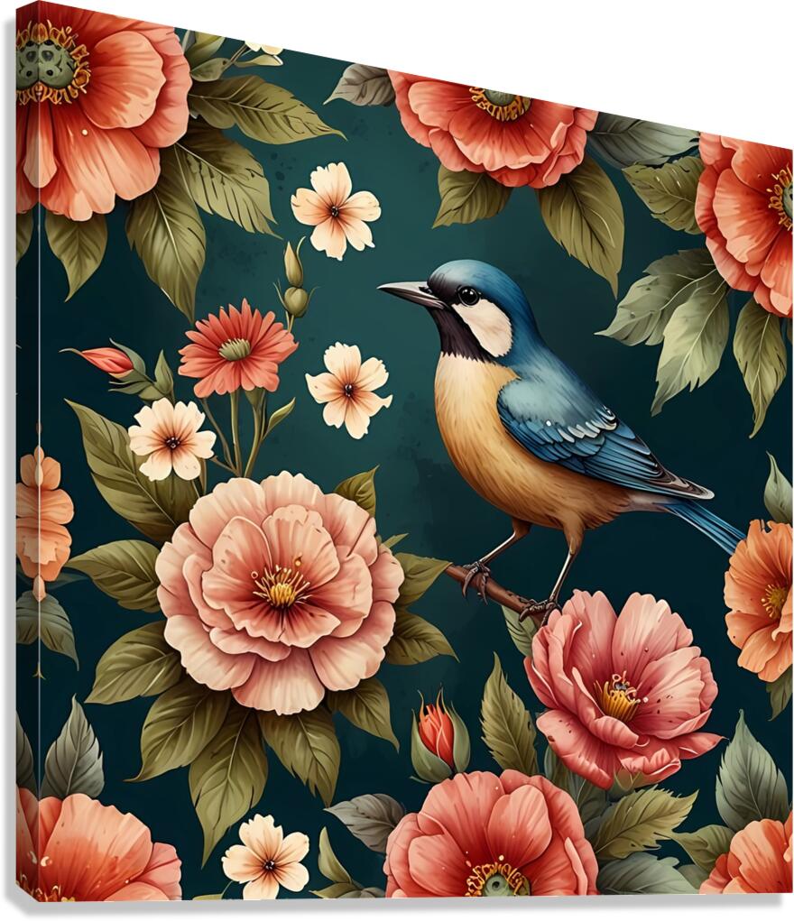 Seamless pattern vintage Canvas Print