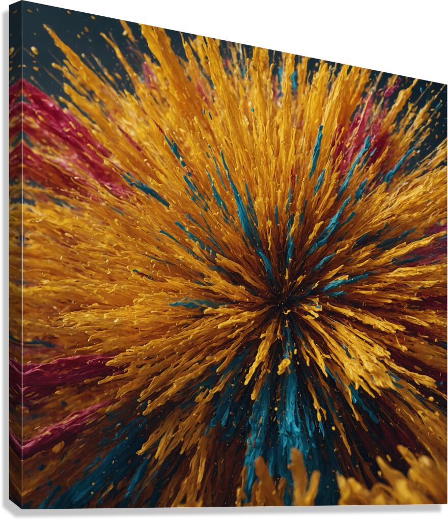 visualization representing Canvas Print