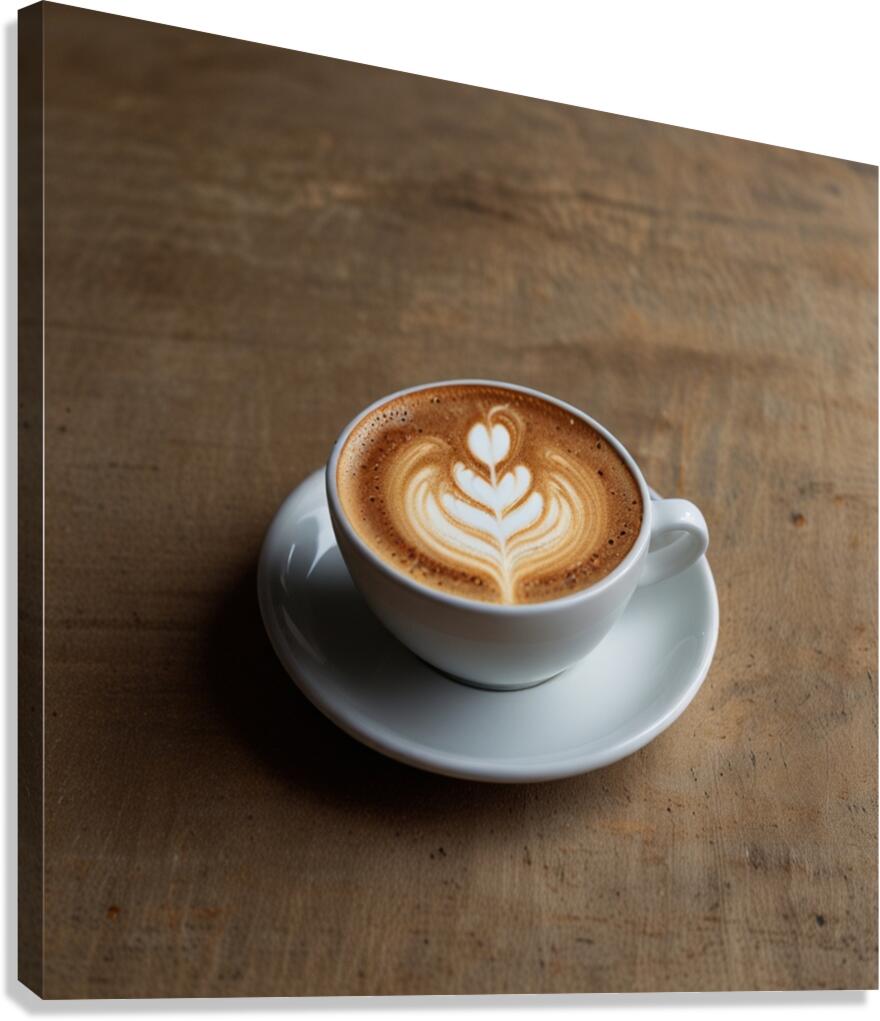 Latte Canvas Print