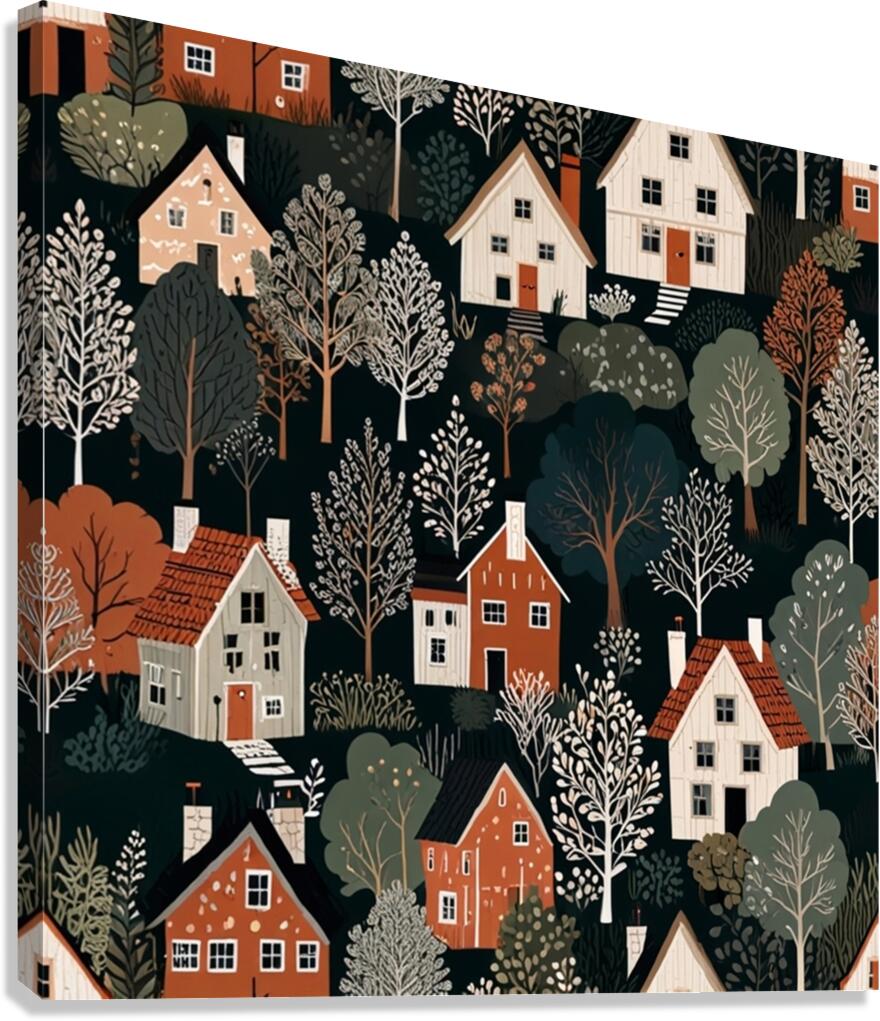 Seamless pattern Canvas Print