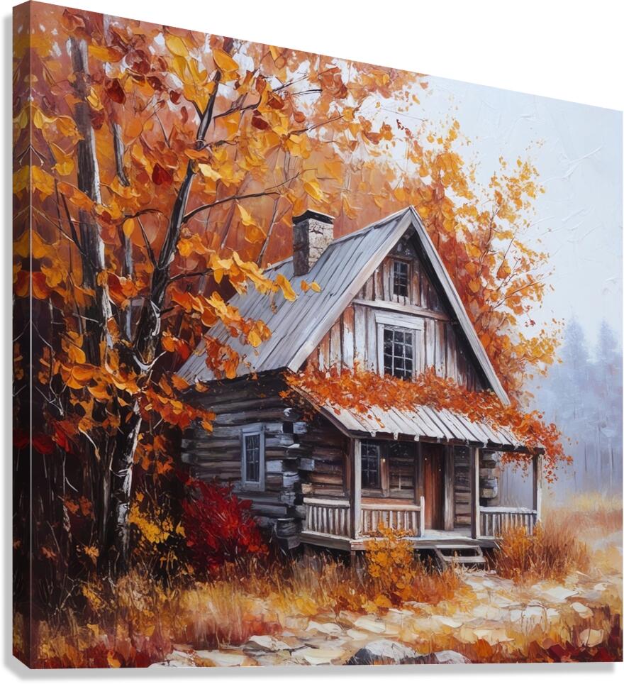 Rustic wood Canvas Print