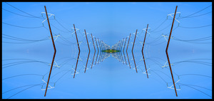 Hydro lines lines- Saskatchewan