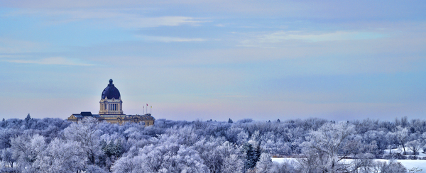 Regina morning skyline 46 by Mark Greschner 