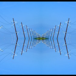 Hydro lines lines- Saskatchewan