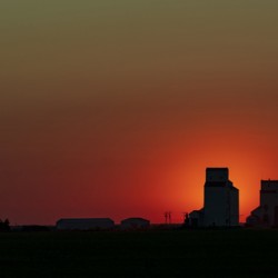 Saskatchewan Elevators at Sunset 61