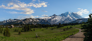 Sunrise Panorama Rainier