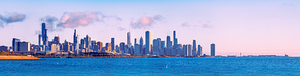 Sunrise over Chicago