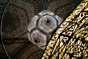 Lanterns Shadowy Geometric Embrace