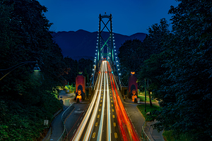 Vancouvers Lions Gate at Speed
