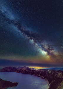 Crater Lake Milky Way