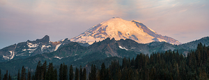Sun Lit Rainier