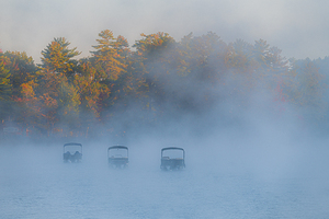Foggy Morning Boat Parade