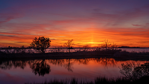 Red Assateague Sunset