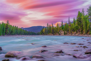 Athabasca River Sunrise