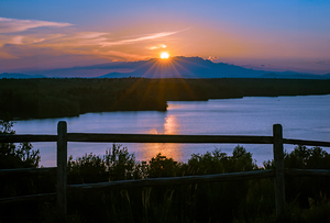 Mt Katadin Sunset