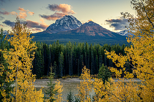 MT Temple at Sunset