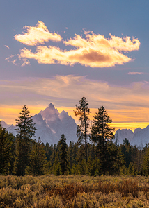 Grand Teton Morming Clouds