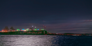 Chesapeake Bay Bridge by Night