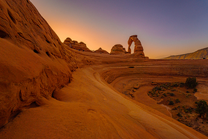 Below Delicate Arch