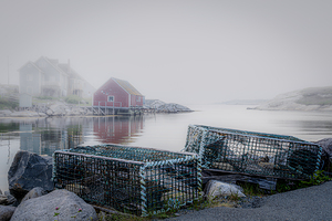 Peggy’s Cove Harbor Fog