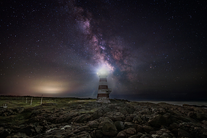 Brier Island Lighthouse Milkyway
