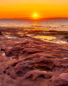 Burntcoat Head  Sunset
