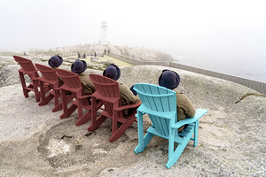 Wet Morning at Peggys Cover