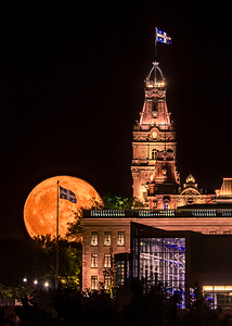 Quebec Moon Rise
