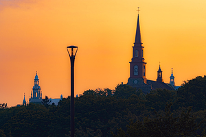Quebec Sunrise Spires