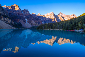 Morain Lake Reflection