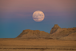 Badlands Moonrise