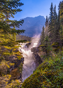 Churning Athabasca Falls