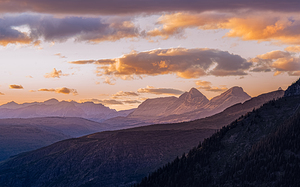 Logan Pass Sunset
