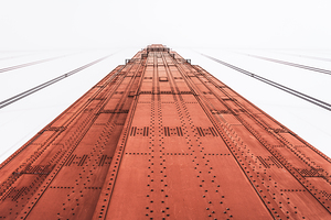 Golden Gate Tower in Fog