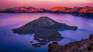 Crater Lake Sunrise  