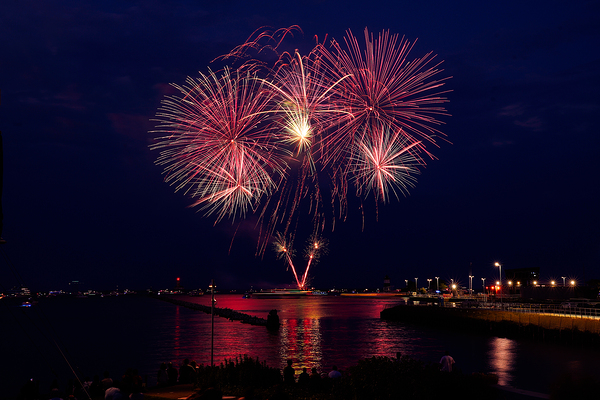 Fireworks Chicago Print