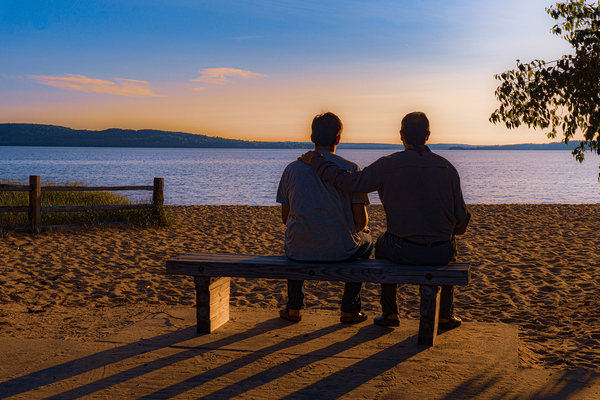 Father and Son by Geoffrey Prior
