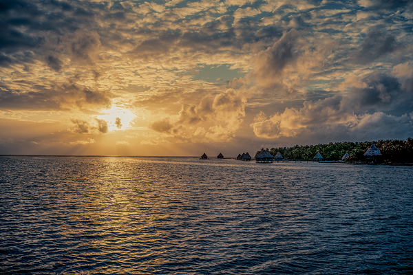 Belize Sunrise Print