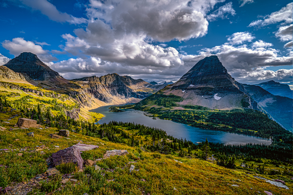 Hidden Lake Glacier National Park Print