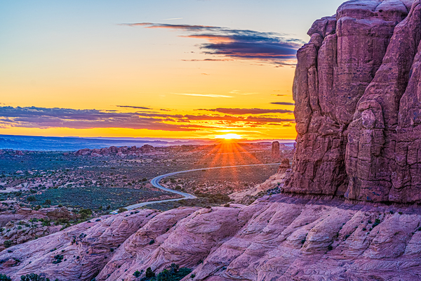 Arches Sunset Print