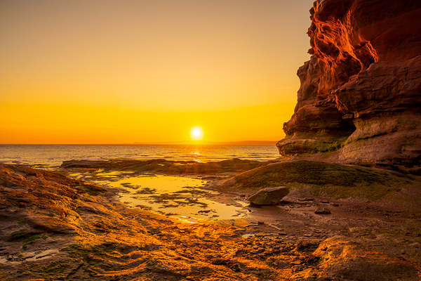 Burntcoat Head Sunset