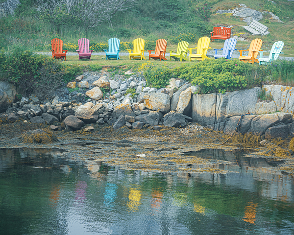 Colorful Chairs Print