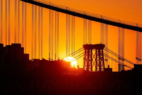 Manhatten Sun Rising Print