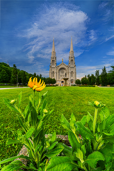 The Basilica of Sainte-Anne-de-Beaupre Print