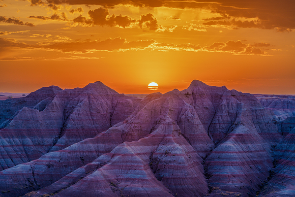Badlands Sunrise Print