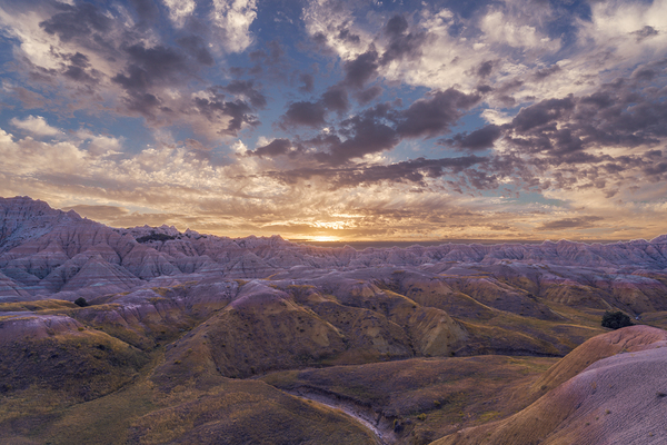 Badlands Sunset