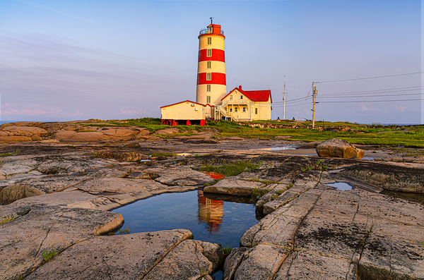 Pointe-des-Monts Lighthouse Print