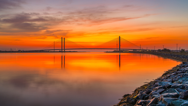 Indian River Cut Sunrise Print