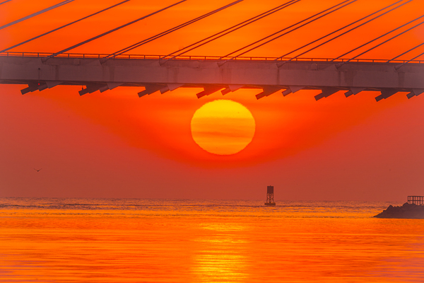 Indian Cut Sunrise Print